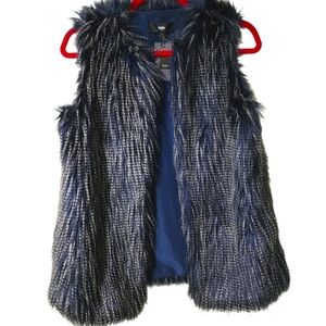 Mossimo faux fur vest small contemporary trending